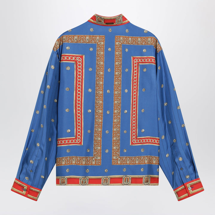 Versace Shirts & Tops - Blue | a1e7b40623d69f99e876551bd5b8311073e5b3e5