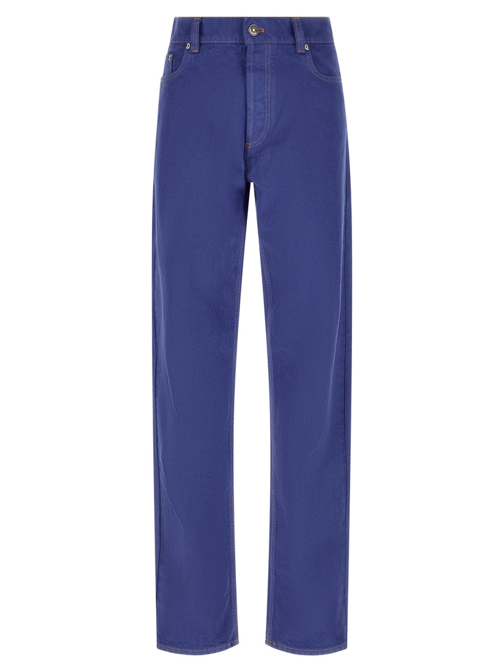 Versace Straight Leg Jeans - Blue | c4bb30580bfd831352dc4fdb7749e23a8ccfa9a2