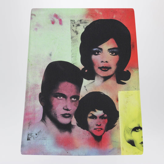 Printed Silk Twill Midi Skirt