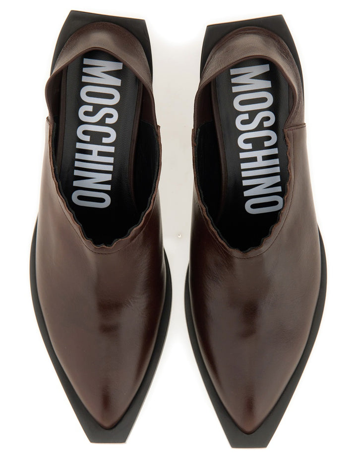 Moschino Loafers - Brown | Wanan Luxury