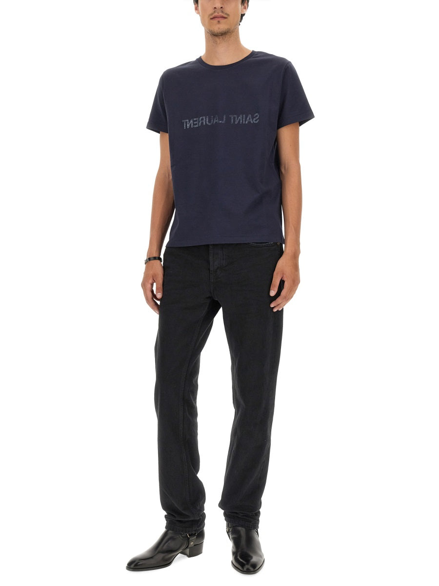 Saint Laurent T shirts - Blue | Wanan Luxury