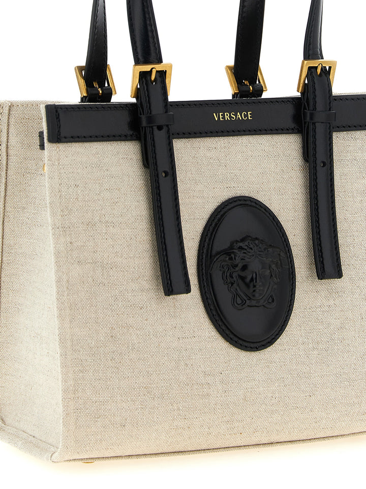 Versace Rivière Tote Bag - Beige | 41a8e96fe585d0eaed44cf9ab213f790383b2816