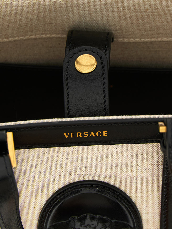 Versace Rivière Tote Bag - Beige | 6f1812b403de1751fbd2b2a739f34d2d5e2c74fc