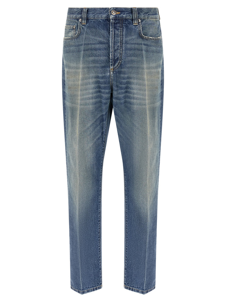 Versace Distressed Jeans - Blue | 918b1ff4f7b669f4175ca38ae56df5e632849392