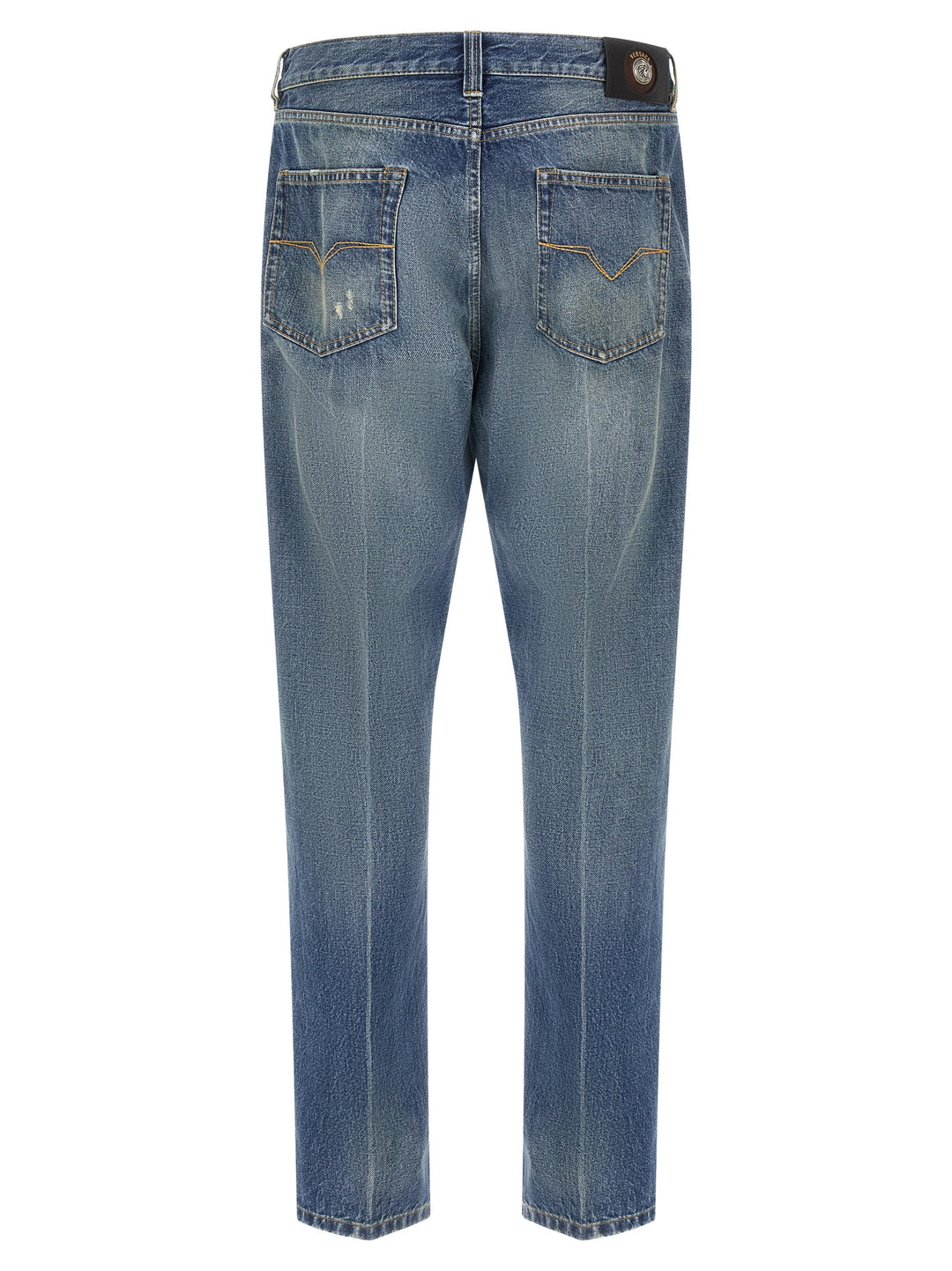 Versace Distressed Jeans - Blue | c09bfd474bf8e027122caa9c938dea297ccf2848