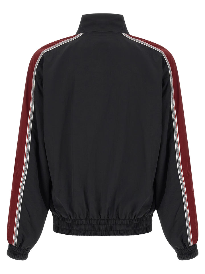 Versace Craquelé-Effect Blouson Puffer Jackets - Black | 6ab8e216569fdadb8e357a9ef69b85c84f9eff20