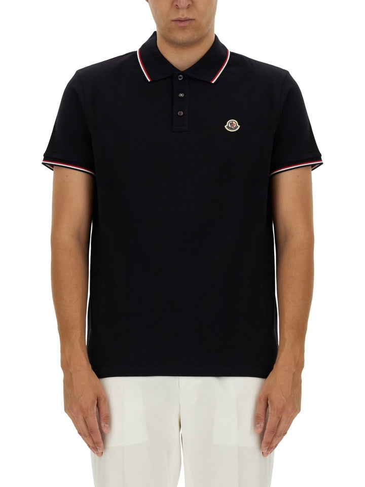 Moncler Polo - Blue | Wanan Luxury