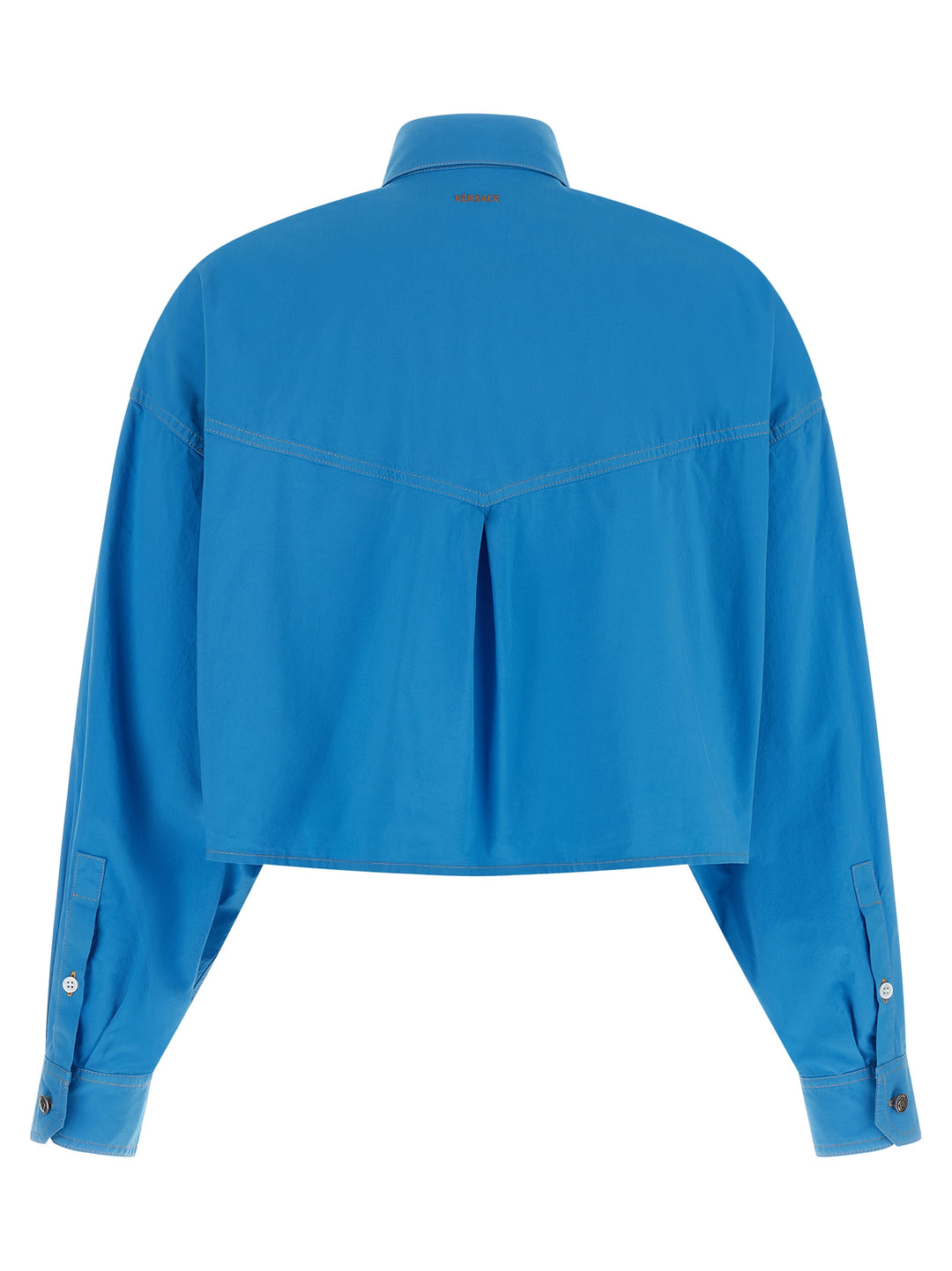 Versace Medusa Shirt and Blouse - Blue | a6ed91a320212840f579b6a5b4f99a003e078b18