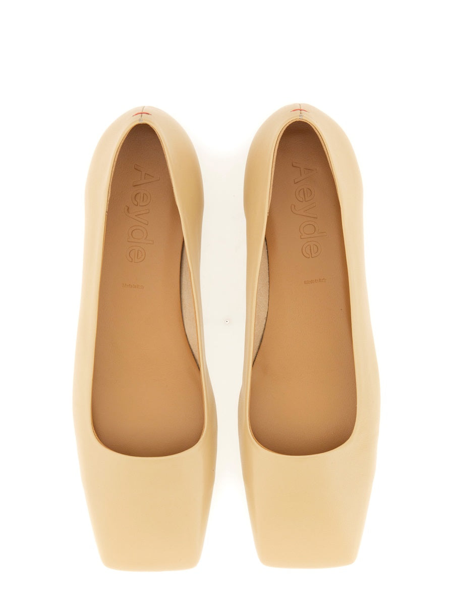 Aeyde Flat Shoes - White | Wanan Luxury