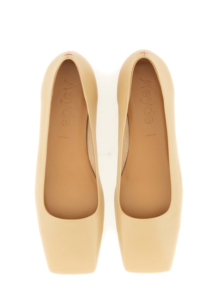Aeyde Flat Shoes - White | Wanan Luxury