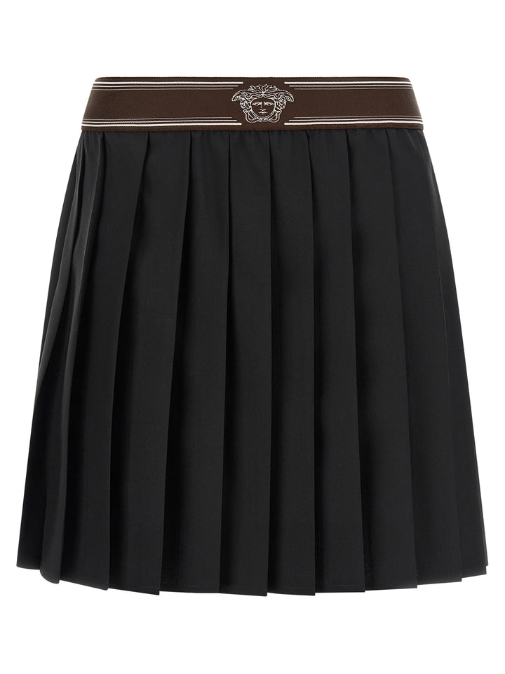 Versace Pleated Skirt Skirts - Black | 1c86a0e1844cf6397d32650f4a6410054d1cfd72