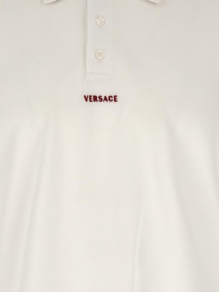 Versace Greca Polo - White | 2c0ea76d3fbebbce0a24e5d942422a9c7503bc00