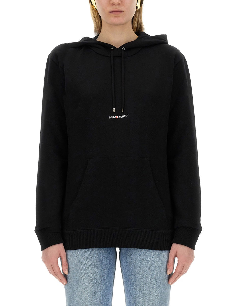 Saint Laurent Sweatshirts - Black | Wanan Luxury