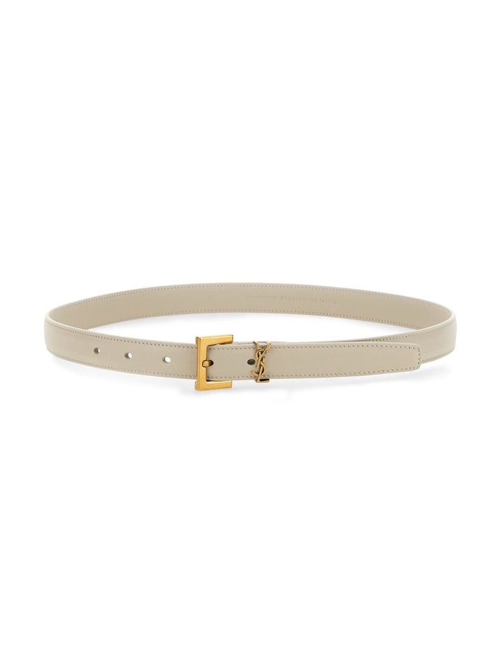 Saint Laurent Belts - Beige | Wanan Luxury