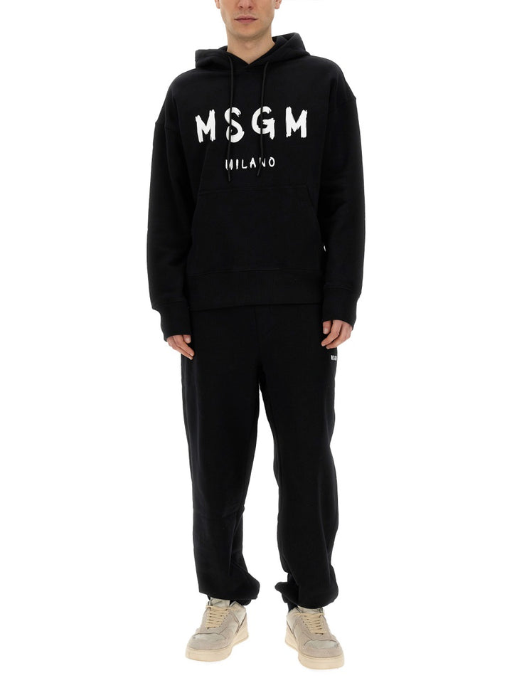 MSGM Sweatshirts - Black | Wanan Luxury