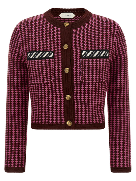 Crochet Cardigan Sweaters And Cardigans Pink