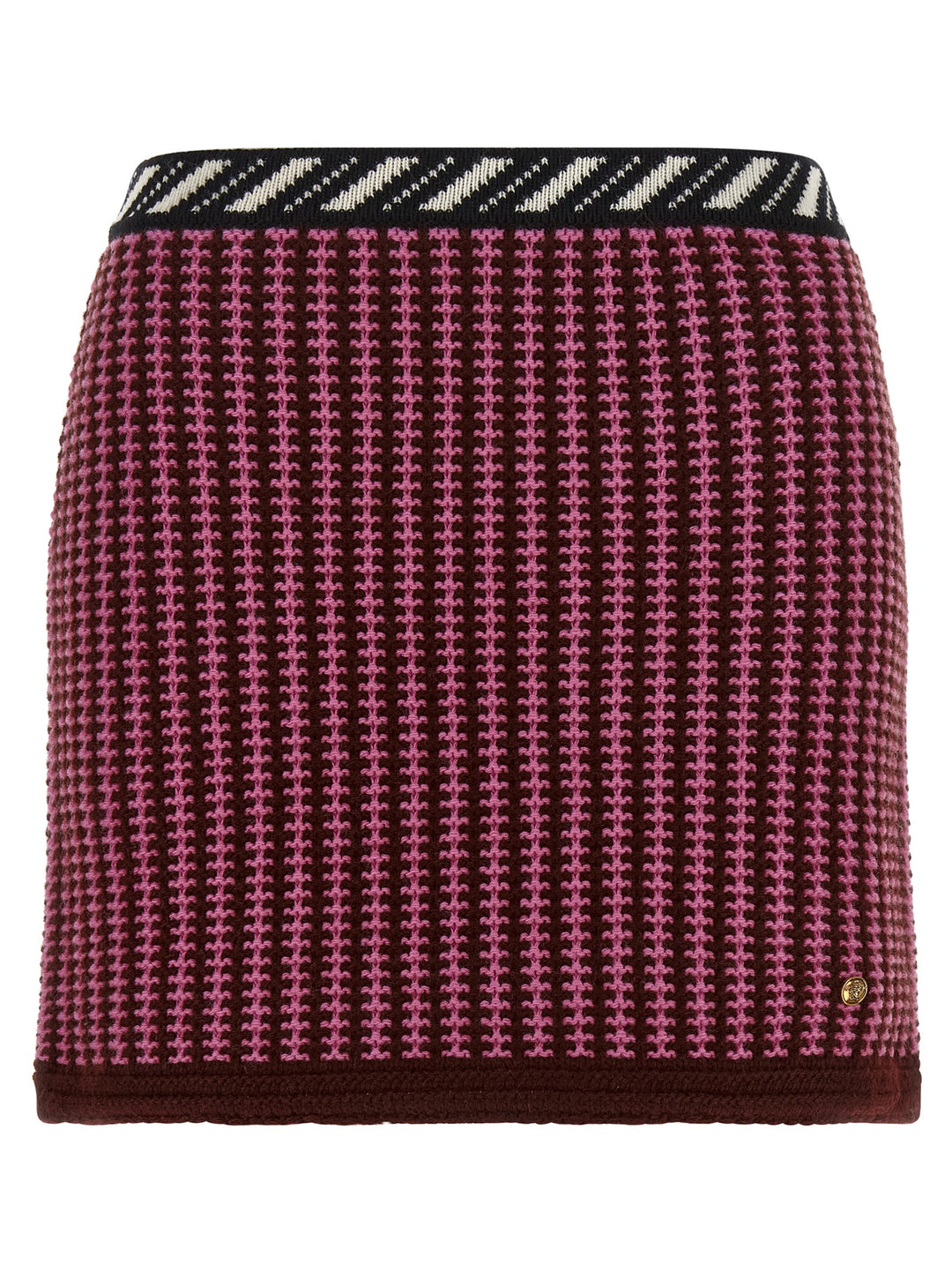 Versace Crochet Knit Skirt Skirts - Pink | 69f07f9d0085520d9f816a9899241bcc2312ea7d