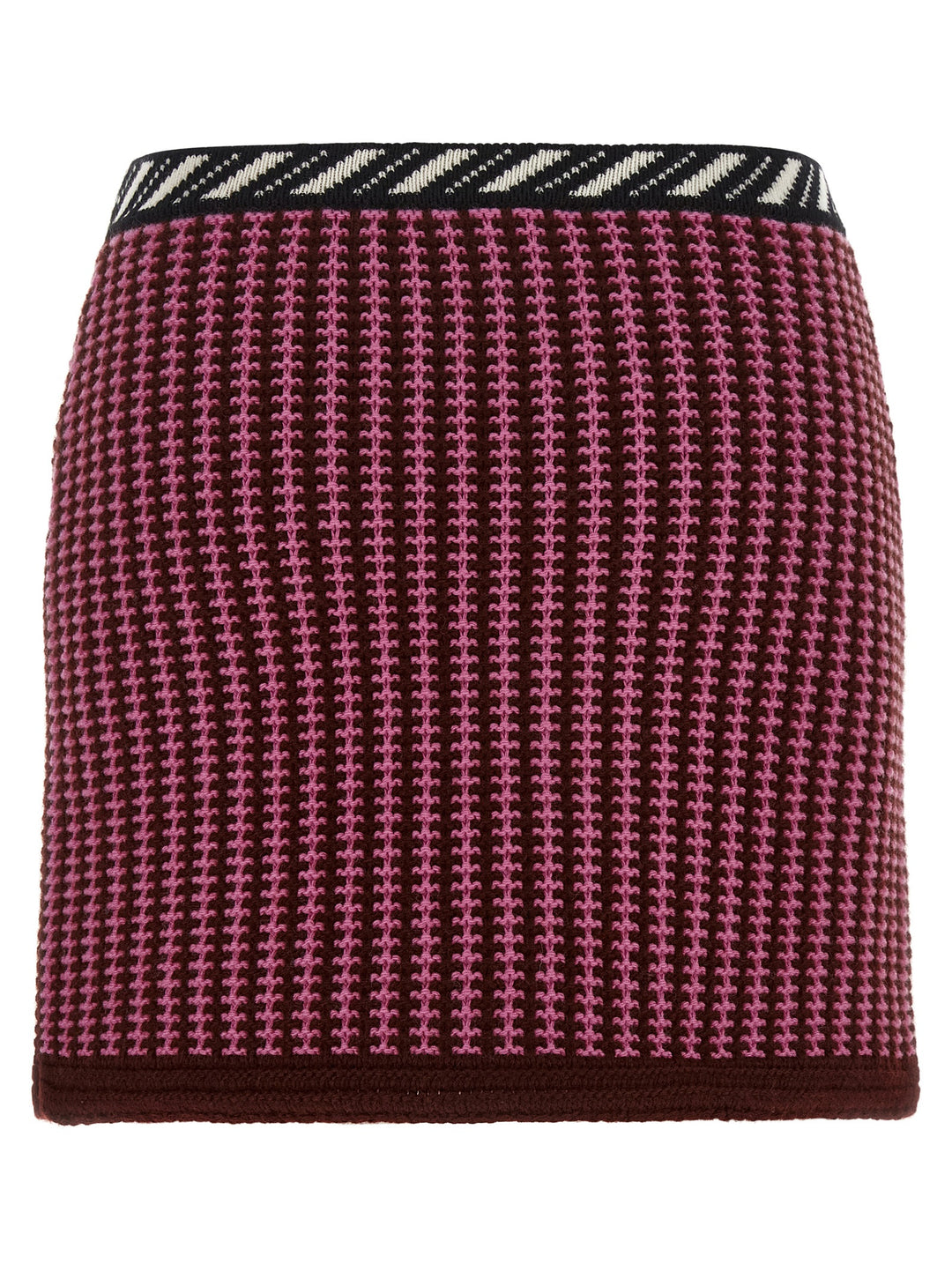 Versace Crochet Knit Skirt Skirts - Pink | b25d535f3efbde48f2a3e6d99a2c2c215a01f487