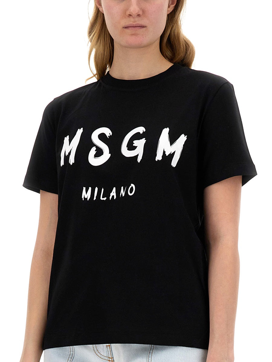 MSGM T shirts - Black | Wanan Luxury