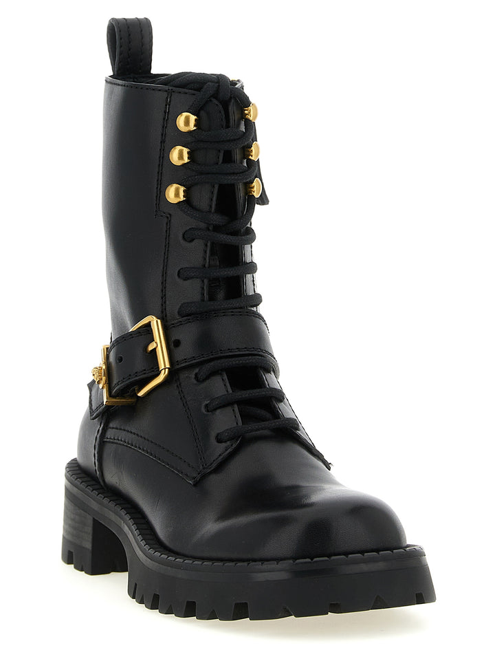 Versace Ankle Boots With Buckle Boots and Ankle Boots - Black | 629a50a2657f9efeac32f6d2bc68853d0e7365b7