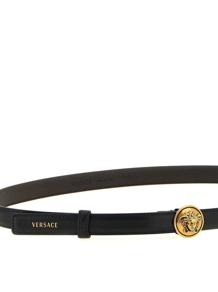 Versace Medusa Belts - Black | 9e07cbb36c49a7936d83a58e4c0ccac41c9cae8c