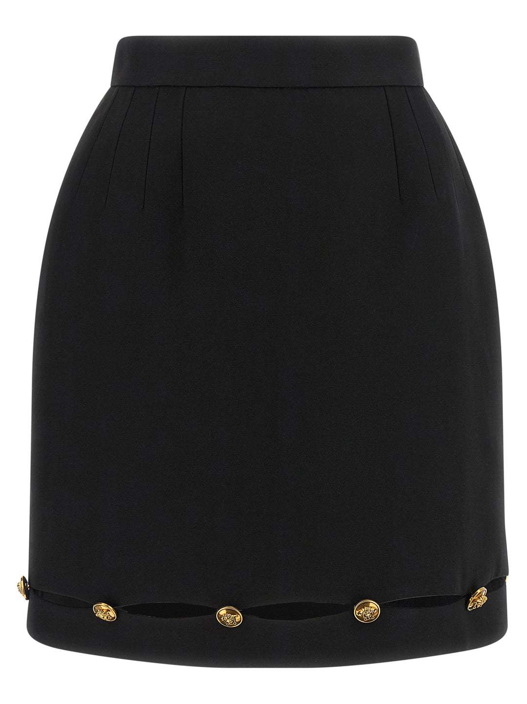 Versace Grain De Poudre Wool Skirt Skirts - Black | 4b7754908c7206091e6315bae0d476e738aaef5d