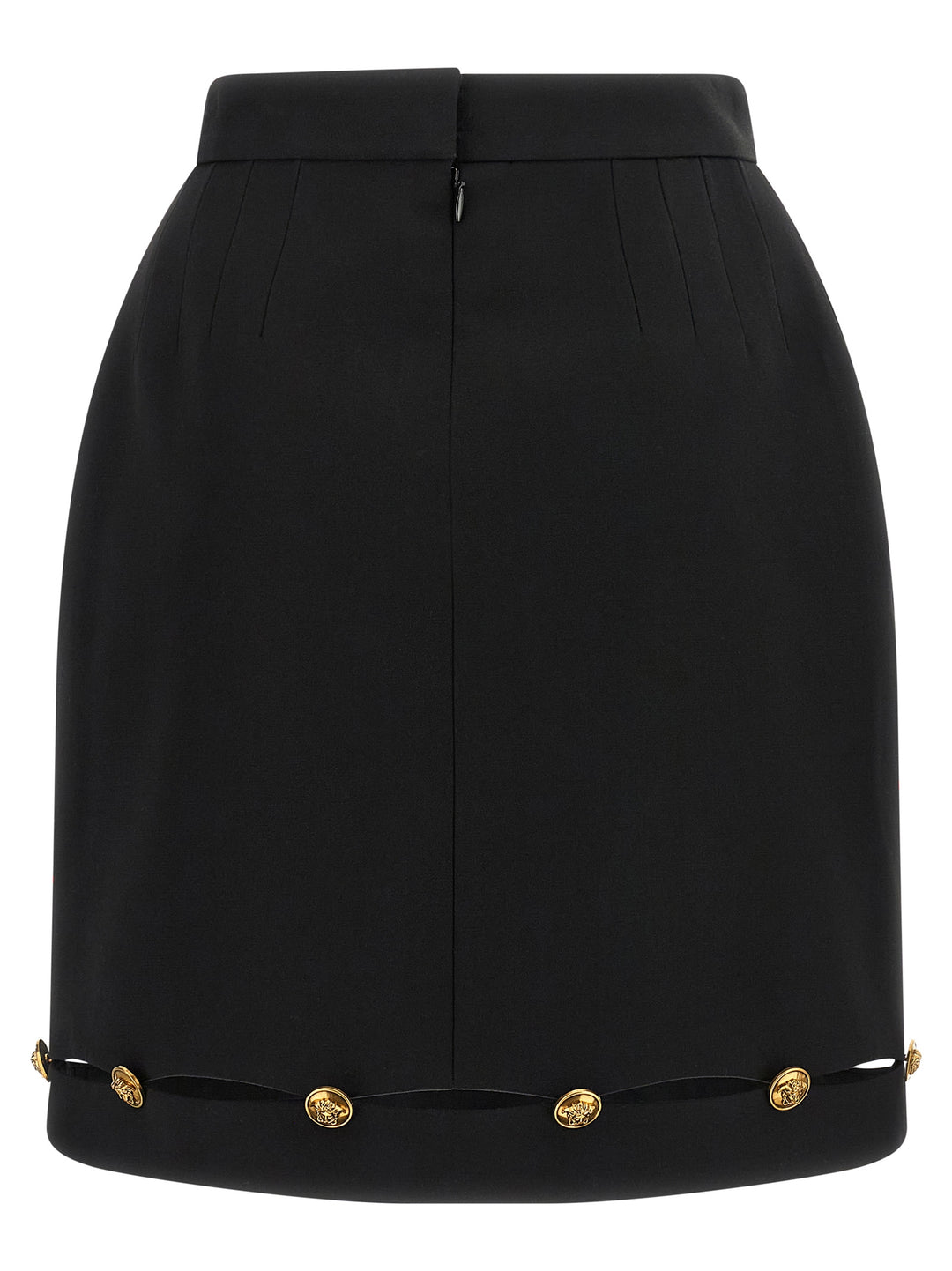 Versace Grain De Poudre Wool Skirt Skirts - Black | 6b173db751bf74b005614e704f8f6a88e93621f2
