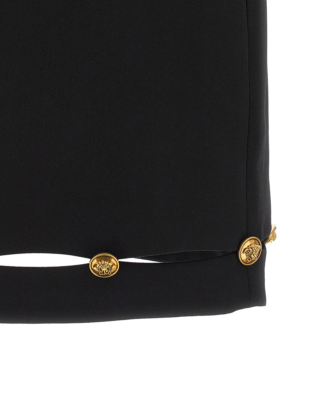Versace Grain De Poudre Wool Skirt Skirts - Black | 3f99d809fe553825a3e463a4ee922e96db846d13