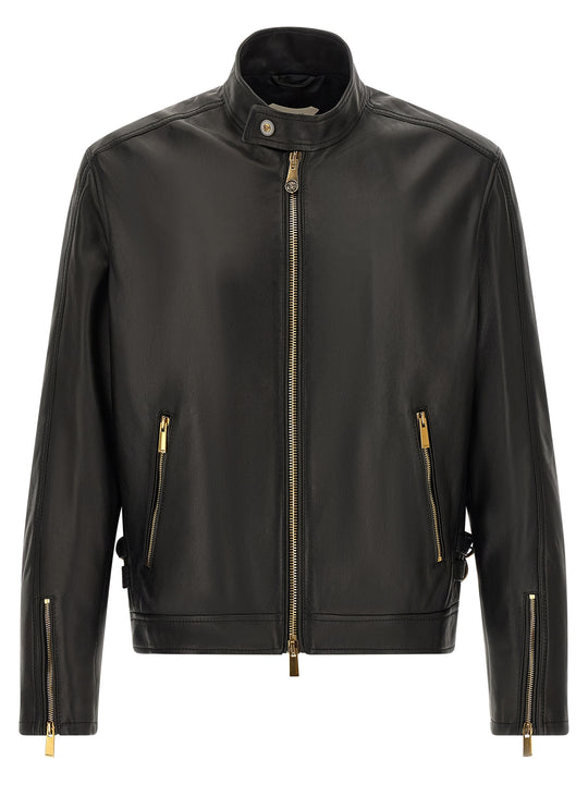 Biker Jacket Puffer Jackets Black