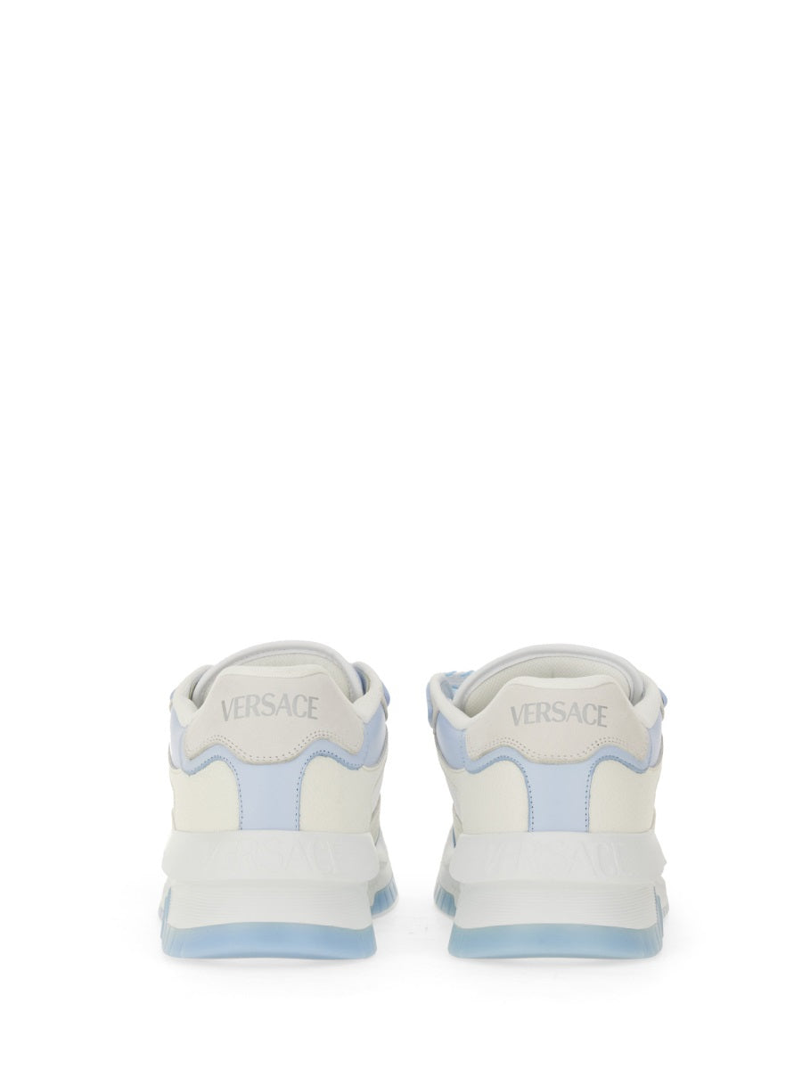Versace Sneakers - White, Light Blue | Wanan Luxury