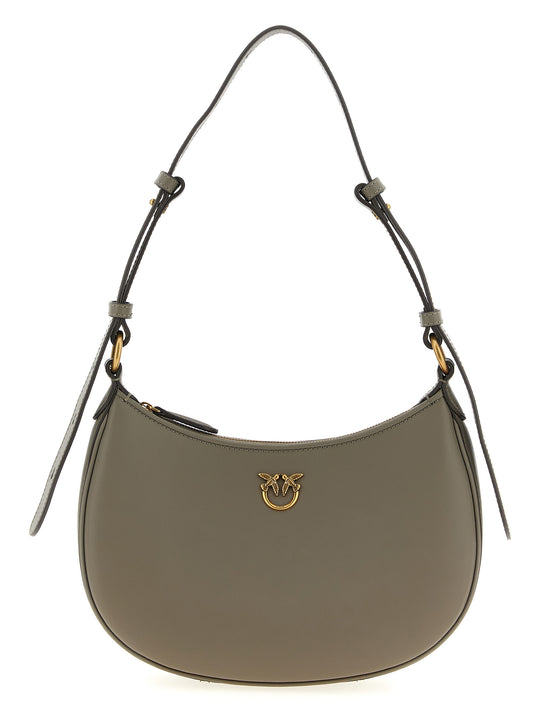 Half Moon Mini Shoulder Bags Beige