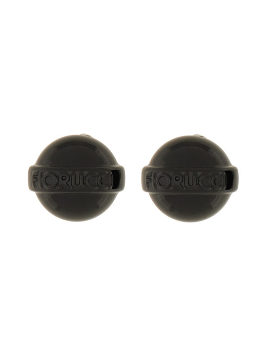 Glossy Black Mini Lollipop Earring