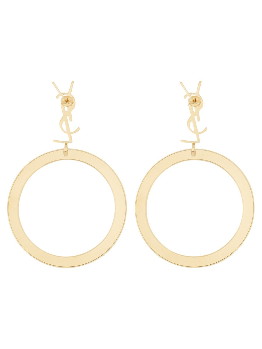 Saint Laurent Earrings - Gold | Wanan Luxury