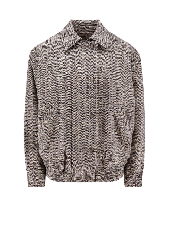 Herringbone Fabric Jacket