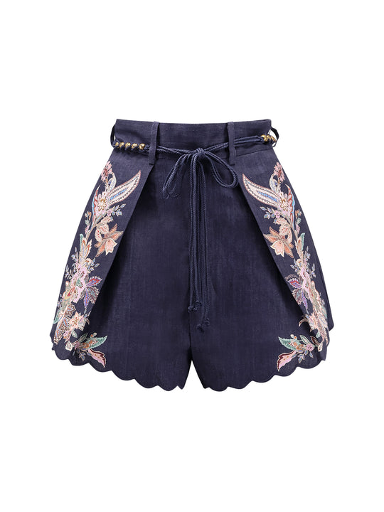 Rhiannon Tuck Linen Short