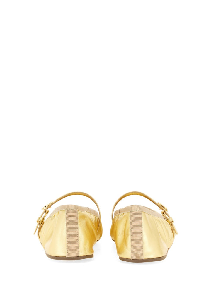 Dolce & Gabbana Flat Shoes - Gold | Wanan Luxury