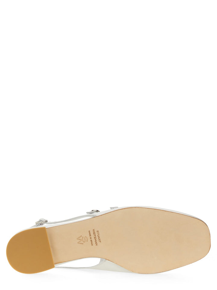 Stuart Weitzman Flat Shoes - Silver | Wanan Luxury