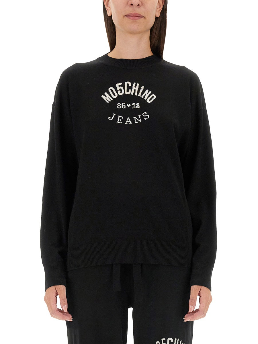 Moschino Jeans Sweaters - Black | f1ec21c21859f5978e630c8c0267fa1a15cfc30e