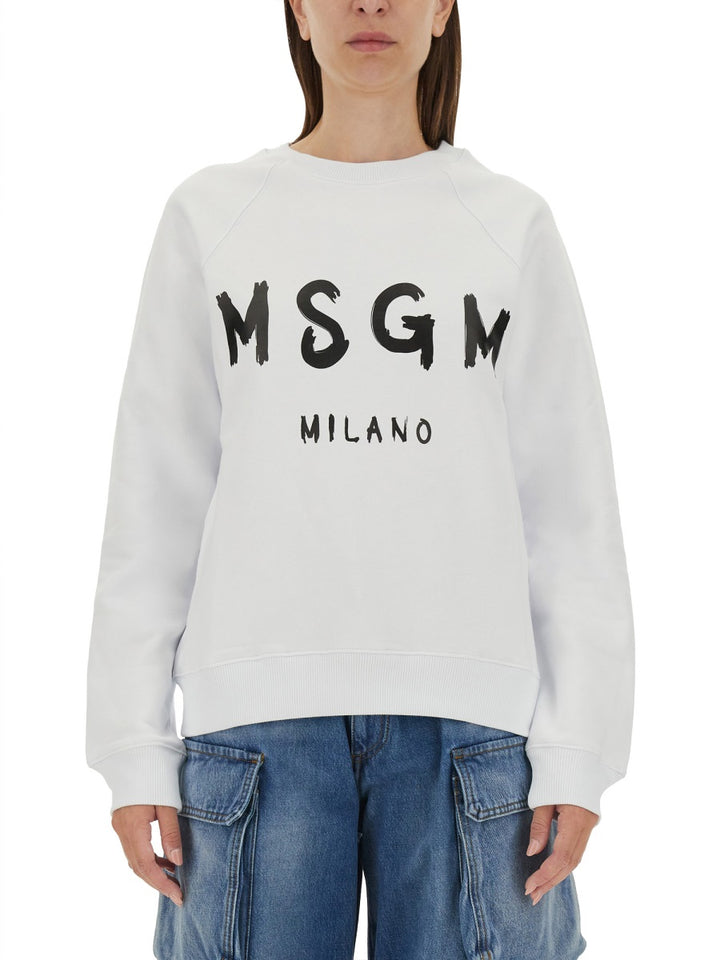 MSGM Sweatshirts - White | Wanan Luxury