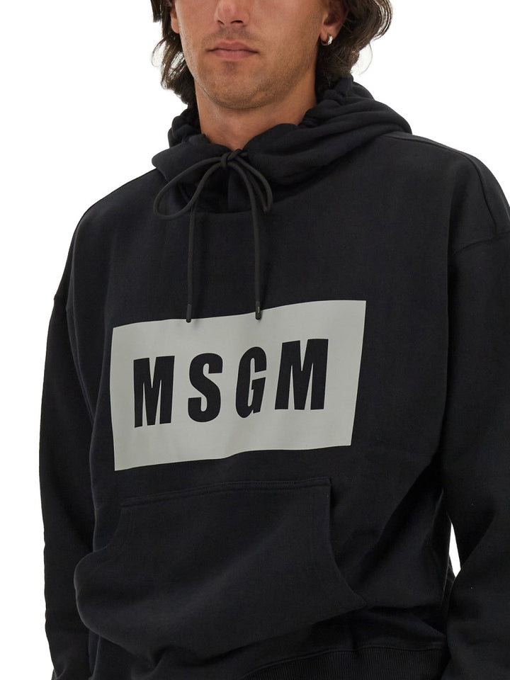 MSGM Sweatshirts - Black | Wanan Luxury