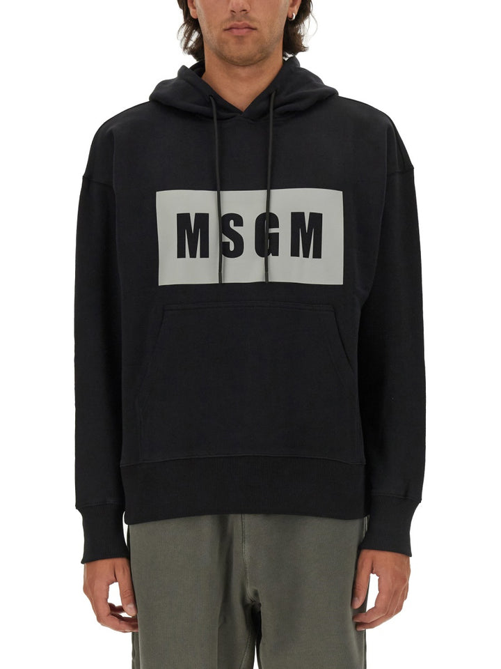 MSGM Sweatshirts - Black | Wanan Luxury