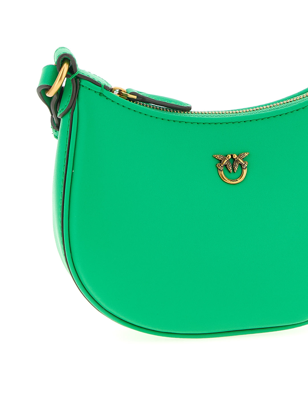 Pinko Baby Half Moon Shoulder Bags - Green | c37674328f34468d2877a16b946481697d49a5b6