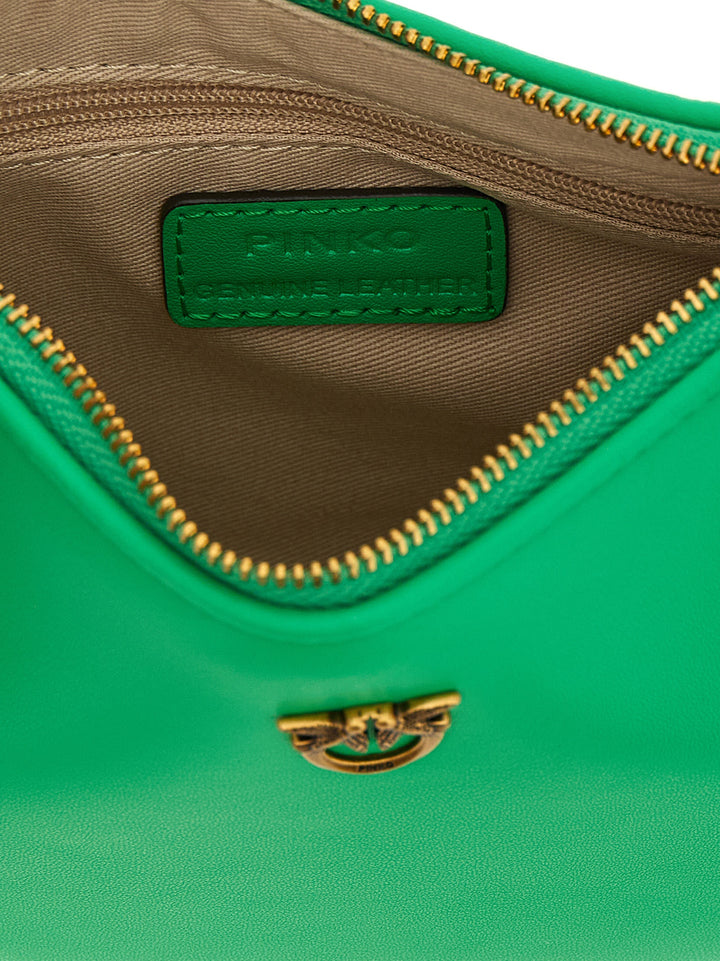 Pinko Baby Half Moon Shoulder Bags - Green | f505e4f74568188b4212a9b8a616af0bcce96a24