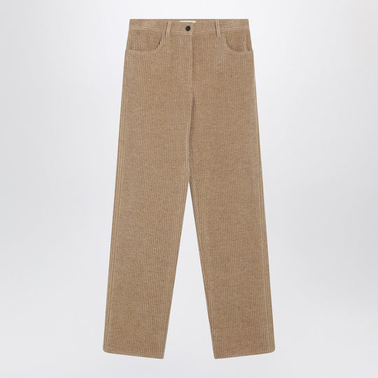 Beige Clair Corduroy Trousers