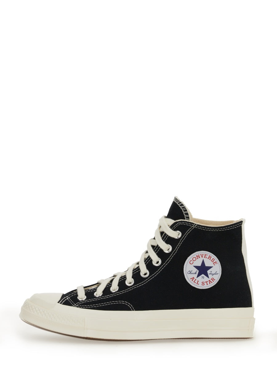 Comme Des Garçon Play x Converse Sneakers - Black | Wanan Luxury
