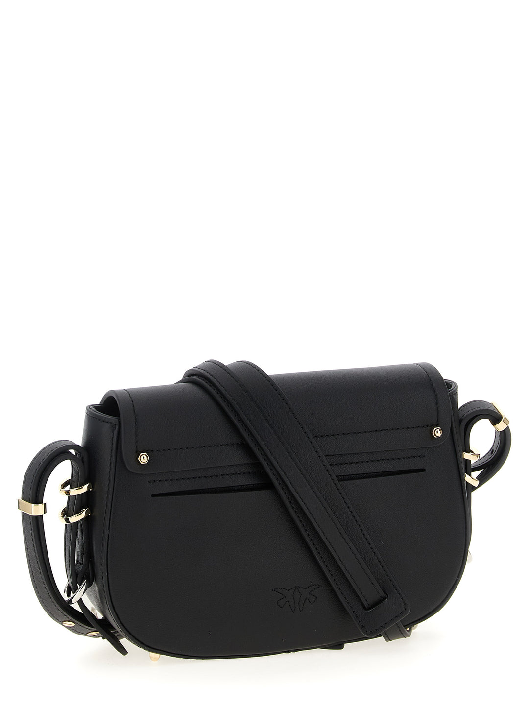 Pinko Saddle Mini Crossbody Bags - Black | ede610c921b8eb53e931383d74ab77212a665861