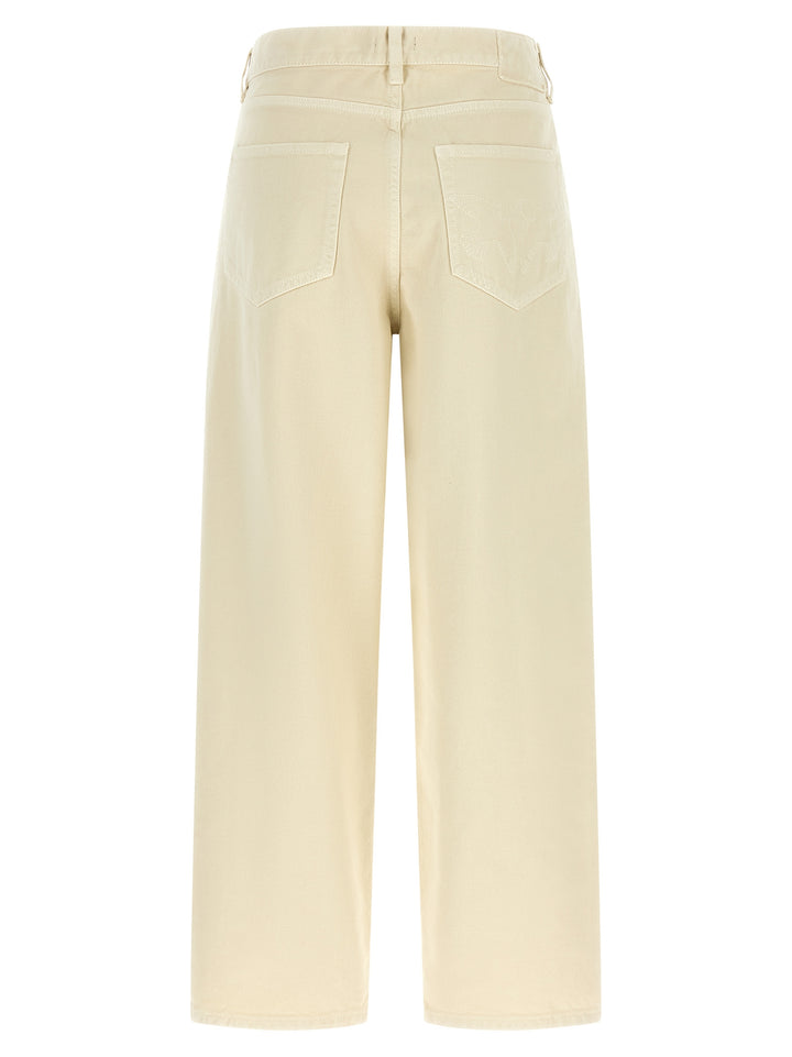 Pinko Love Birds Jeans - Beige | 174d3fbd81ca8a74febddf71bf9a9e3002594433