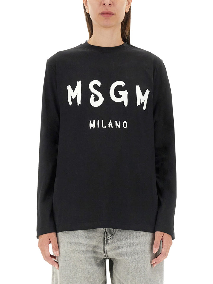 MSGM T shirts - Black | Wanan Luxury
