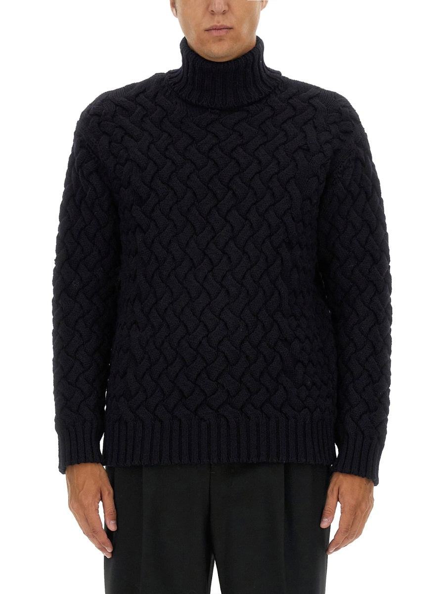 Dries Van Noten Sweaters - Blue | 5c073578e8360672da2c78b29c16ec154da2dbb1
