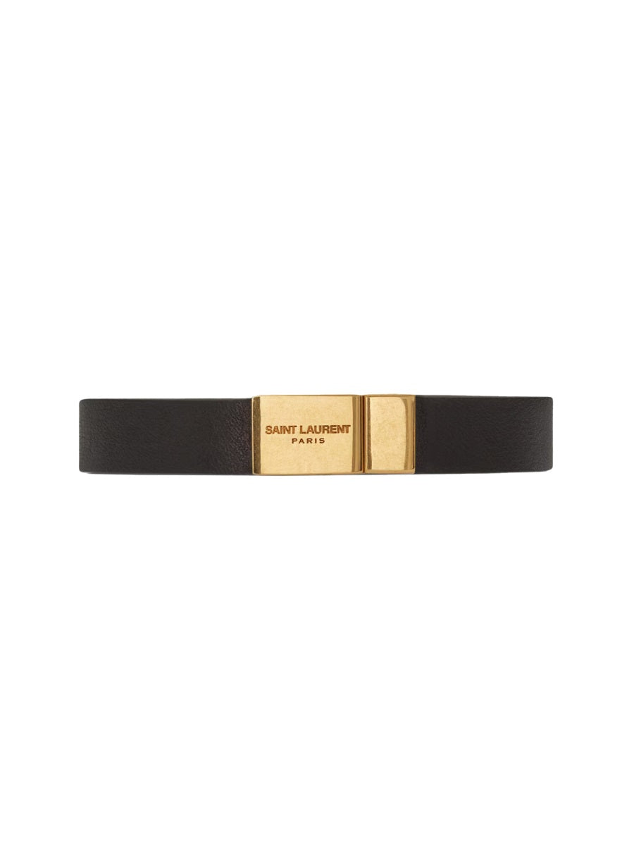 Saint Laurent Bracelets - Black | Wanan Luxury